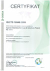 Certyfikat ISO/TS 16949:2009